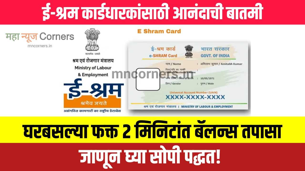 Check e-Shram Card Balance