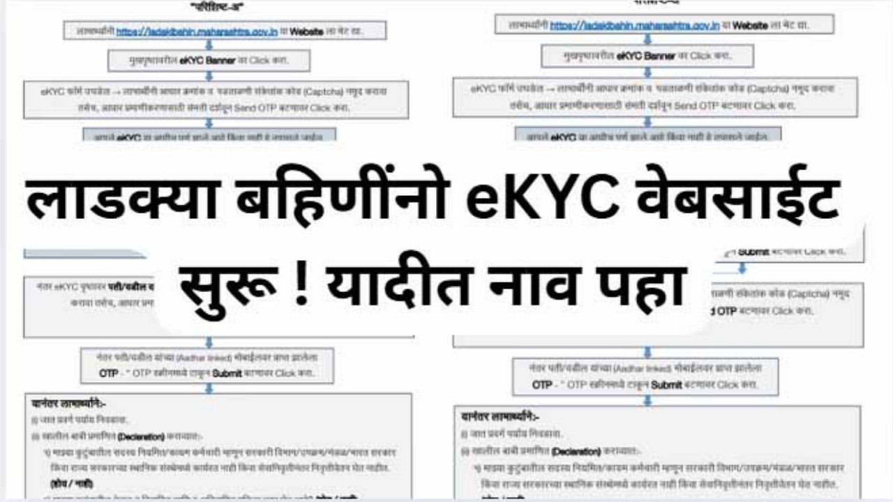 ladki bahin ekyc