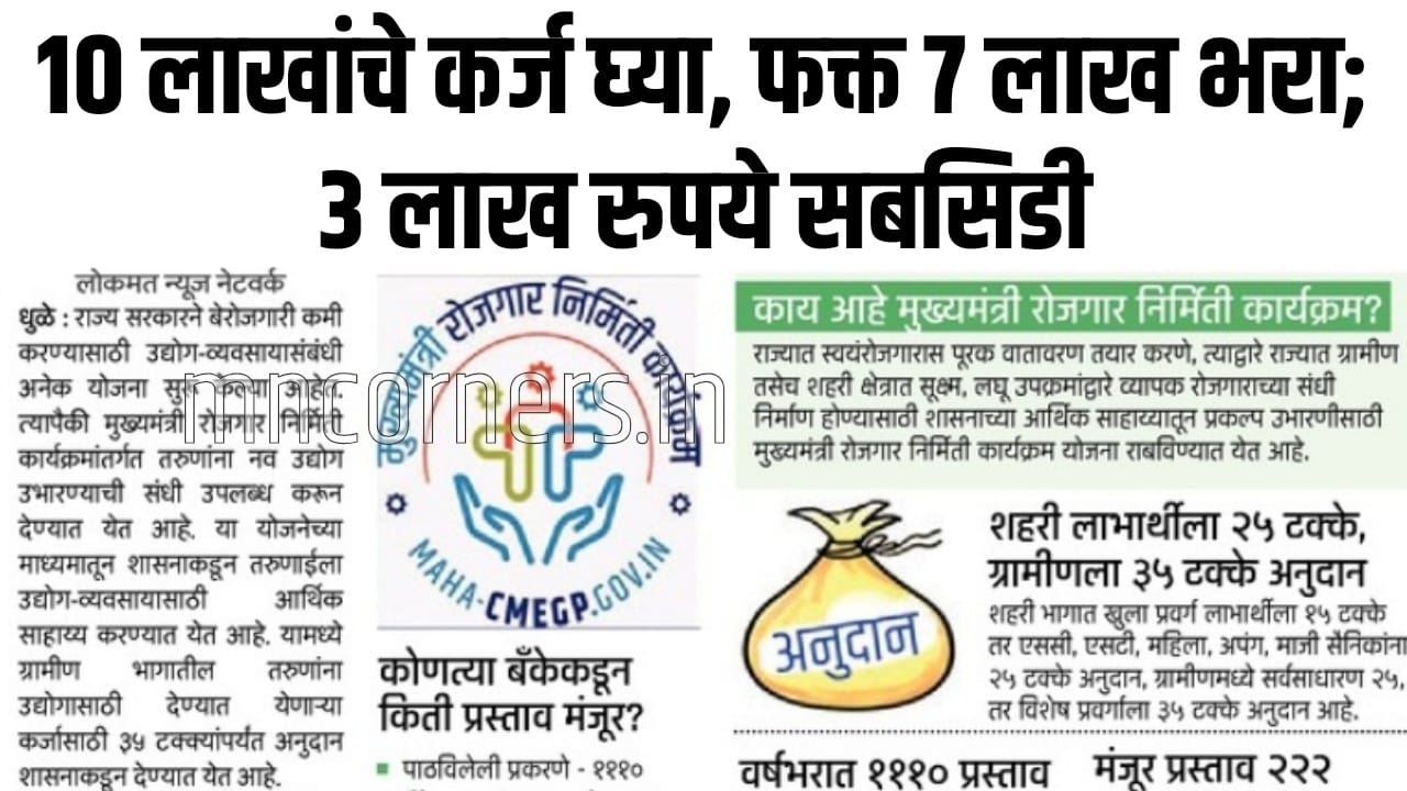 CMEGP Loan Subsidy Scheme