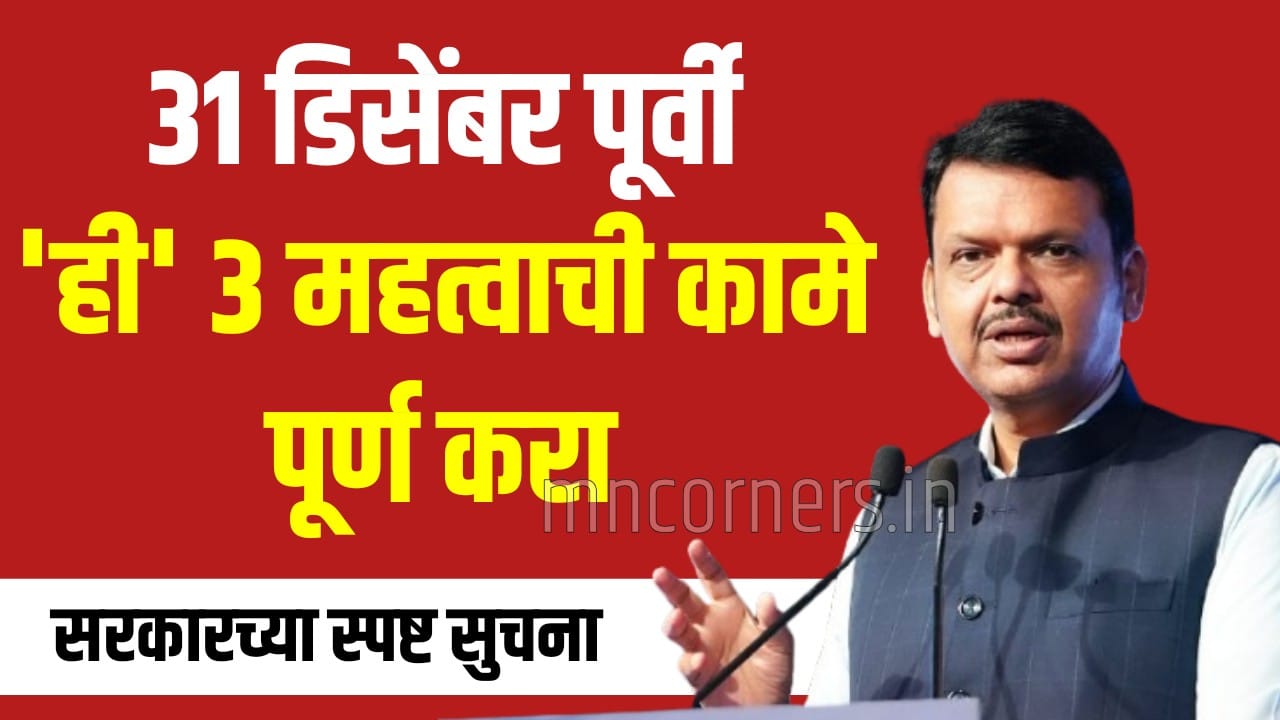 Government Deadline 31 December