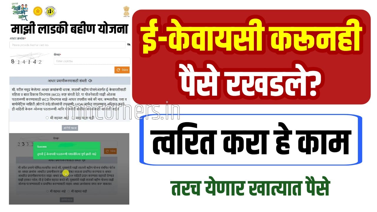 Ladki Bahin Yojna Installment Not Received