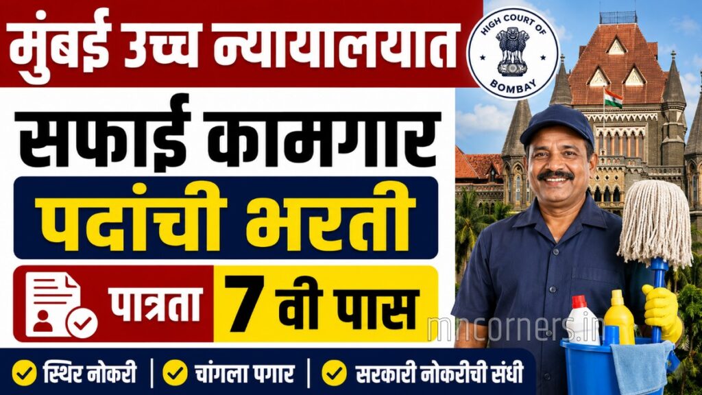 Bombay High Court Sweeper Bharti 2026