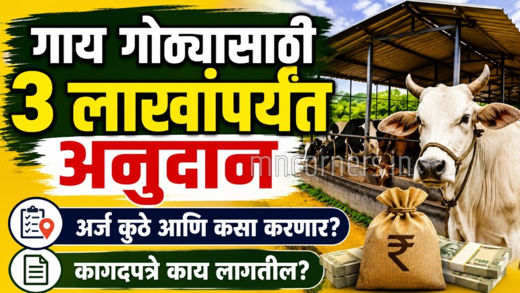 Cow Shed Subsidy Scheme Maharashtra 2026