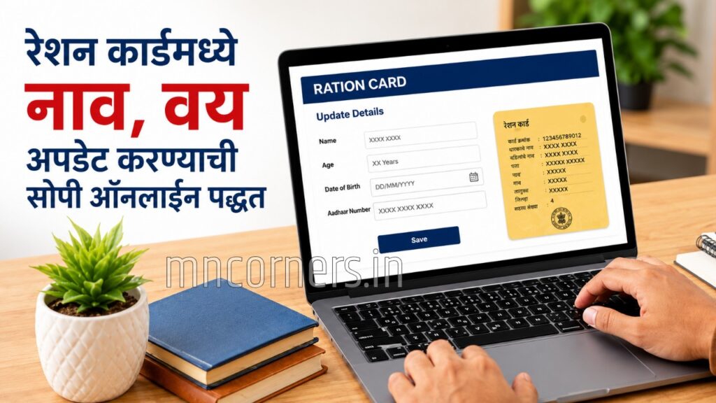 Ration Card Name & DOB Correction Online