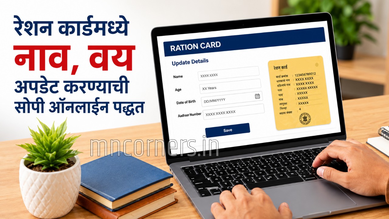 Ration Card Name & DOB Correction Online