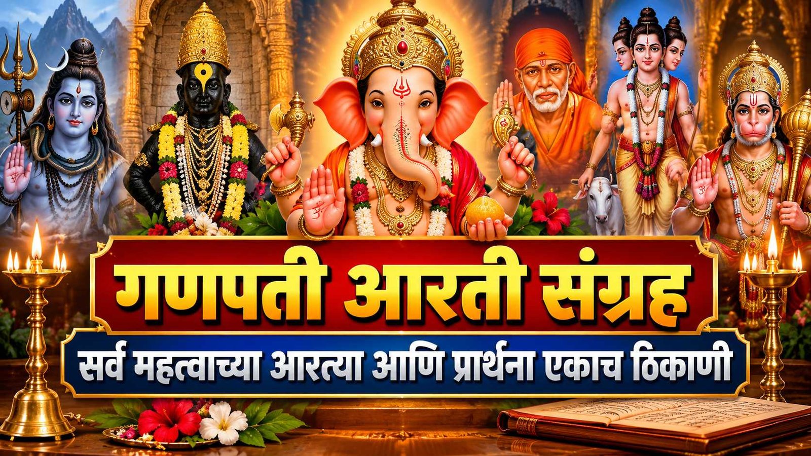 Ganpati Aarti Sangrah Marathi